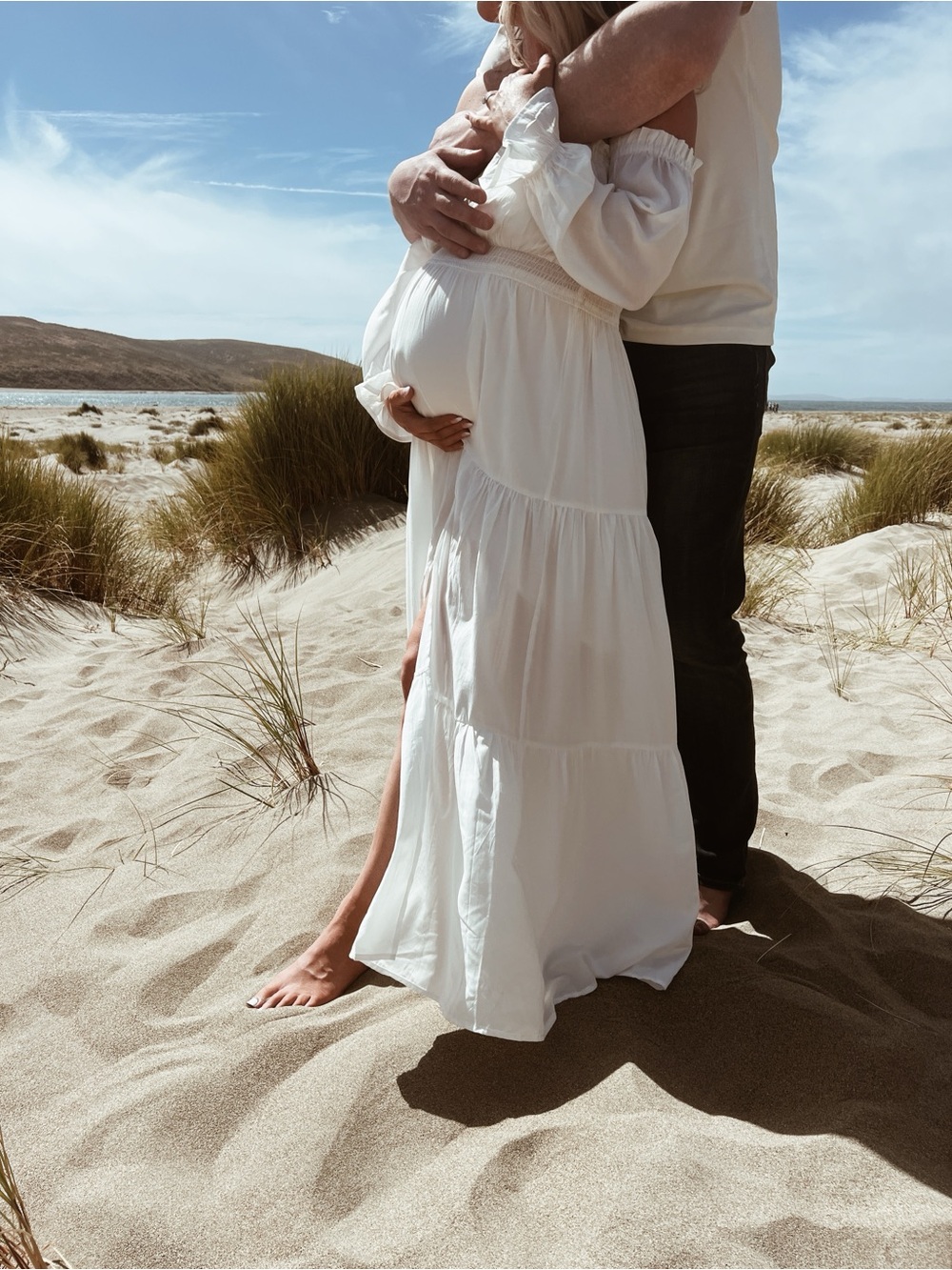 Boho off the shoulder maxi dress